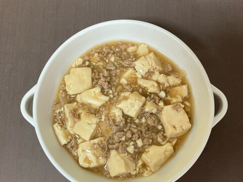 麻婆豆腐（醤油味）